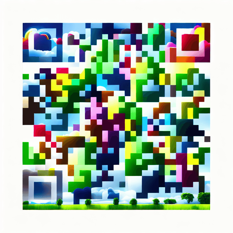 Many pots of Gold - QR Code Art Qriginals.com