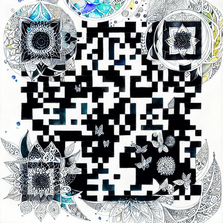 Mandala - QR Code Art Qriginals.com